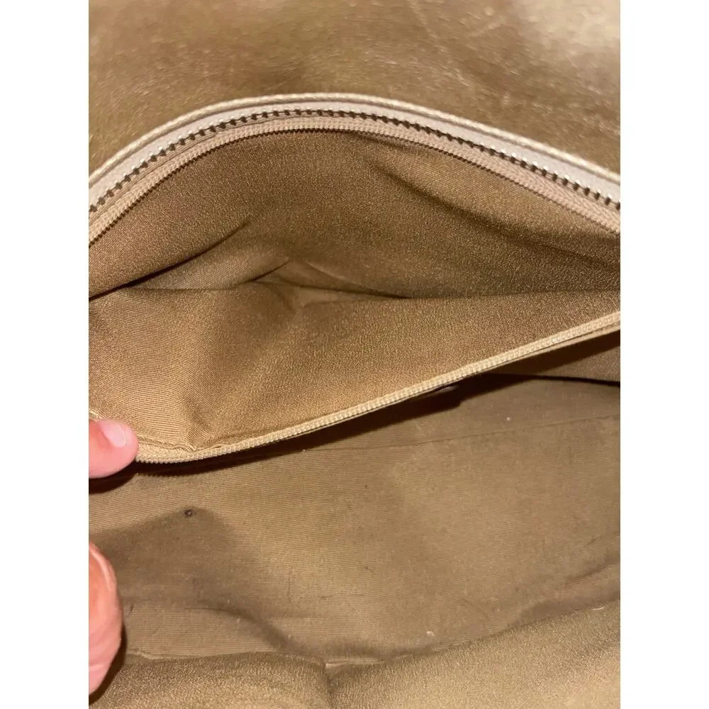 Coach Gallery Leather Purse Hand Bag Gold Accents Contemporary Preppy Classic